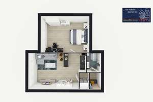 Modernisierte 2-Zimmer-Wohnung in Gievenbeck – 48161 Gievenbeck, Münster – Vorschaubild 11
