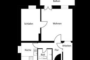 Stilvolles City-Apartment im Stephankiez: 2 Zimmer, Balkon & smartes Home-Office – Die vollständige Adresse der Immobilie erhältst du vom Anbieter., 10559 Moabit, Berlin – Vorschaubild 12