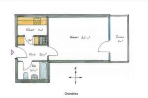Bezugsfertiges möbliertes 1-Zi. Appartement am Englischen Garten,  frisch saniert – Osterwaldstr. 73, 80805 Alte Heide-Hirschau, München – Vorschaubild 16