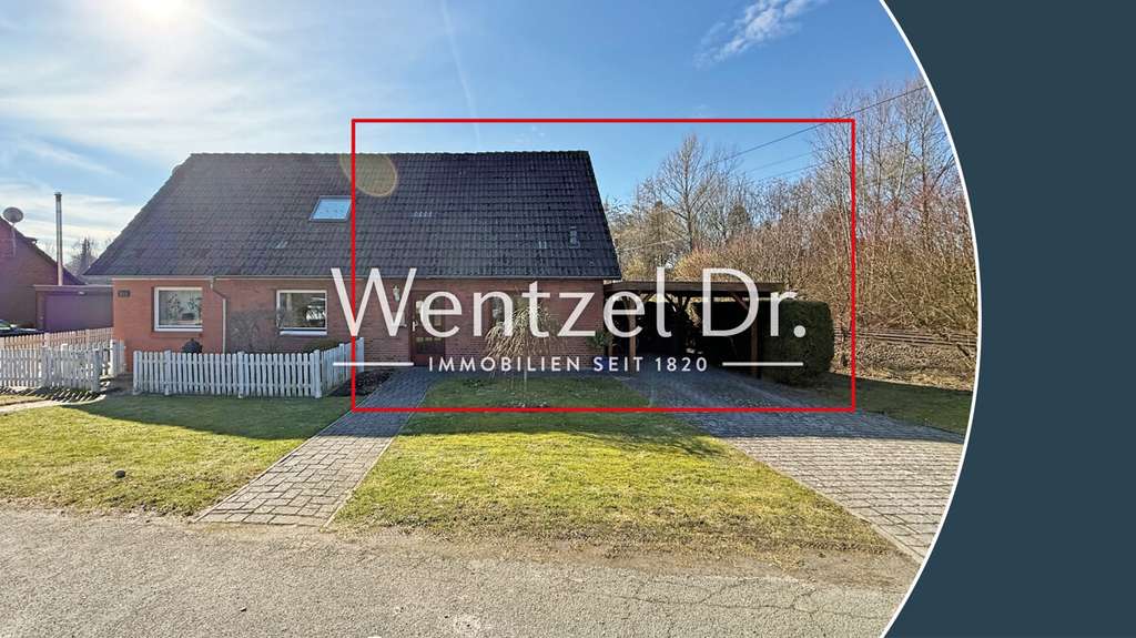 Immobilie in Delingsdorf - Kompakte Doppelhaushälfte mit individuellem Grundriss in Delingsdorf – Wentzel Dr. - Bild 0