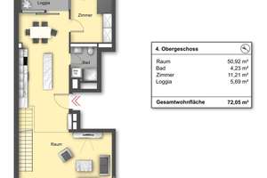 Schöne 4-Zimmer-Maisonettewohnung in der HafenCity – Die vollständige Adresse der Immobilie erhältst du vom Anbieter., 20457 HafenCity, Hamburg – Vorschaubild 18