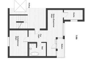 Zwei Zimmer in Stuttgart Botnang: Helle Wohnung im siebten Stock – Gustav-Mahler-Straße 28, 70195 Botnang-Süd, Stuttgart – Vorschaubild 10