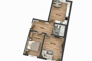 Geräumige 2-Zimmer-Wohnung - Uninah und fußläufig zum Zentrum - ideal für WG – Weststr. 87, 42119 Elberfeld, Wuppertal – Vorschaubild 13