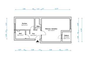 Sofort bezugsfreie 1-Zimmer-Wohnung mit Südbalkon und Stellplatz in Charlottenburg – Die vollständige Adresse der Immobilie erhältst du vom Anbieter., 10585 Charlottenburg, Berlin – Vorschaubild 15