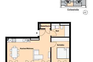 2-Zimmer-Wohnung in Friedrichshain – Colbestraße 5, 10247 Friedrichshain, Berlin – Vorschaubild 4