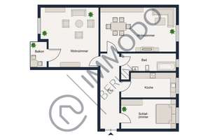 ⭐️ Fußläufig zur S-Feuerbachstr - Hochwertig sanierte 3 Zimmer Wohnung mit Süd Balkon und Stellplatz – Die vollständige Adresse der Immobilie erhältst du vom Anbieter., 12157 Steglitz, Berlin – Vorschaubild 11