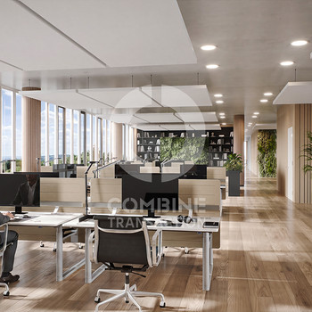 Flexible Büroflächen für moderne Arbeitswelten. exklusiv bei combine Transaction