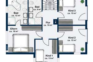 Zeitgemäßes, modernes Einfamilienhaus mit 8 Zimmern 
auf einem kostengünstigen Erbpachtgrundstück – Die vollständige Adresse der Immobilie erhältst du vom Anbieter., 83101 Rohrdorf – Vorschaubild 19