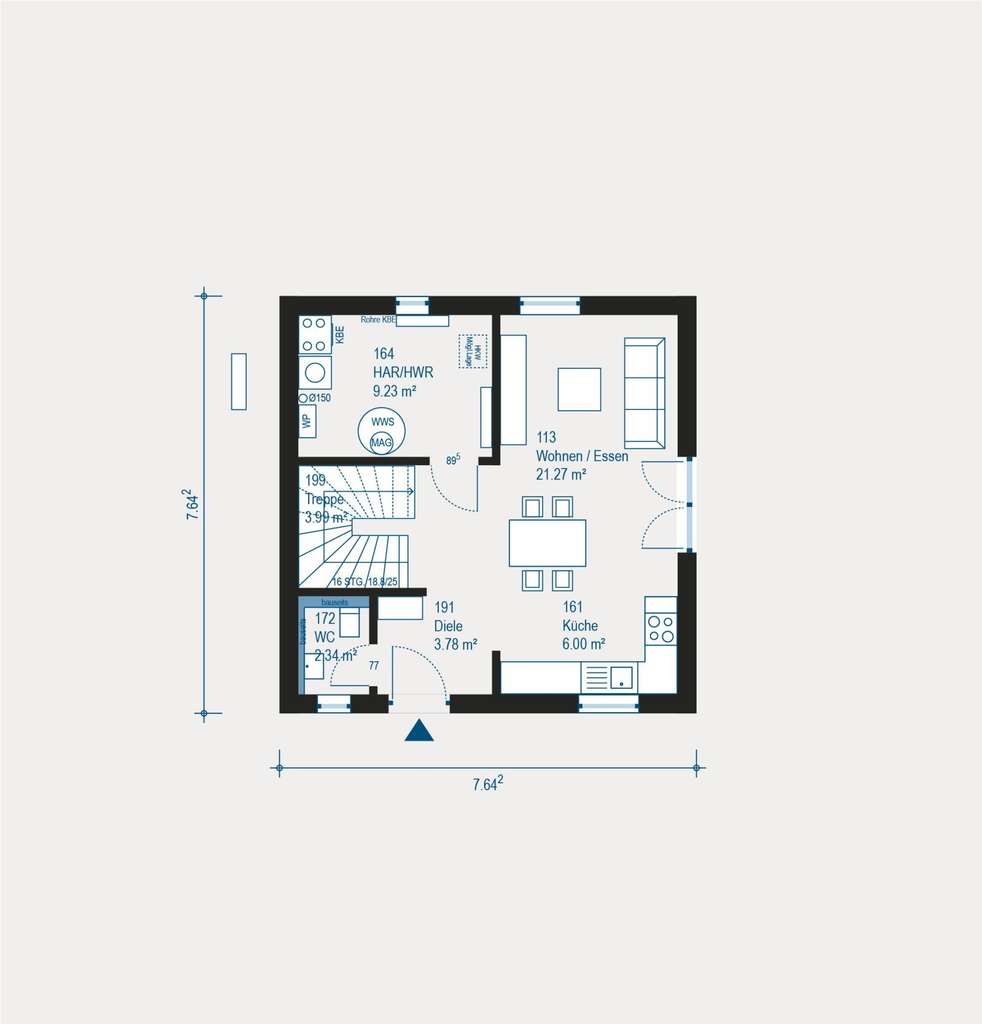Immobilie in Antdorf - Individuelles Einfamilienhaus in Antdorf - Ihr Traumhaus mit perfektem Ausbaukomfort und nachhaltige - Bild 2