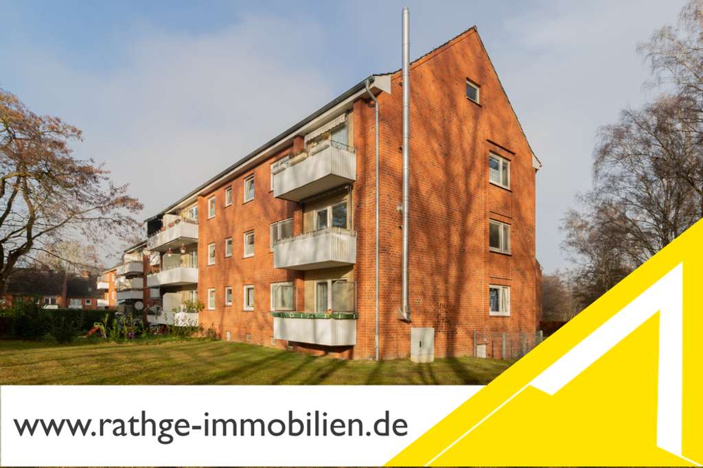 Immobilie in Geesthacht - Geesthacht Oberstadt: Schöne 3-Zimmer-Wohnung mit Kamin und Balkon! - Bild 0