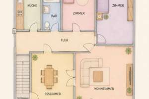 Wunderschöne Vier-Zimmerwohnung mit Balkon mitten im östlichen Ringgebiet – Die vollständige Adresse der Immobilie erhältst du vom Anbieter., 38106 Östliches Ringgebiet, Braunschweig – Vorschaubild 17
