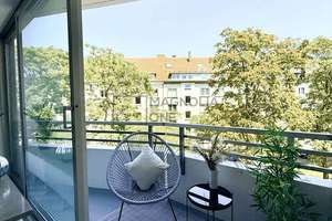 Bezugsfertige, möblierte 2-Zimmer-Wohnung mit Loggia & Aufzug in Düsseldorf-Derendorf – 40476 Derendorf, Düsseldorf – Vorschaubild 9