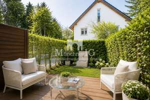 Münchner IG: Exklusive Maisonettewohnung mit Haus-im-Haus-Charakter und Garten