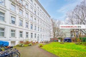 IMMOBERLIN.DE - Sympathische Altbauwohnung mit großer Westterrasse & kleinem Garten – Die vollständige Adresse der Immobilie erhältst du vom Anbieter., 10997 Kreuzberg, Berlin – Vorschaubild 1