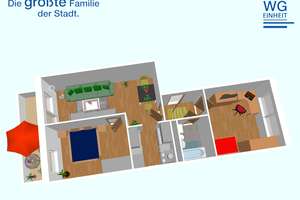 !AUFGEPASST! 3-Raum-Whg. in Hutholz zum Wohlfühlen! – Friedrich-Viertel-Str. 122, 9123 Hutholz, Chemnitz – Vorschaubild 2