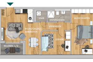 *Dachgeschosstraum * 3 Zimmer * Loggia mit Weitblick * Parkett * HWR * – Straße der Nationen 80, 9111 Zentrum, Chemnitz – Vorschaubild 11