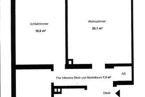 Perfekt aufgeteilte, zentral gelegene 3 1/2 Raum-Wohnung mit Balkon und Einzelgarage – 45138 Huttrop, Essen – Vorschaubild 2