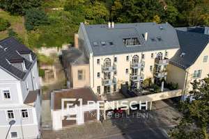 Garten, Blick auf die Elbe und privater Eingang - Traumhafte Wohnung