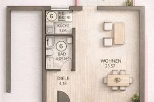 PROVISIONSFREI! Kapitalanlage in Milbertshofen – Vermietetes Apartment mit Balkon in gefragter Lage – 80807 Milbertshofen, München – Vorschaubild 7
