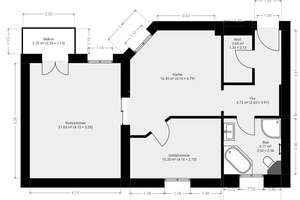 Charmante und lichtdurchflutete Zwei-Zimmer-Wohnung mit Süd-West Balkon - sofort bezugsfrei! – Die vollständige Adresse der Immobilie erhältst du vom Anbieter., 13156 Niederschönhausen, Berlin – Vorschaubild 10