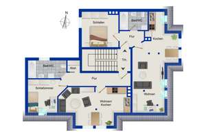 Attraktive 4-Zimmer-Wohnung in Jena – Die vollständige Adresse der Immobilie erhältst du vom Anbieter., 7745 Jena-Süd, Jena – Vorschaubild 10