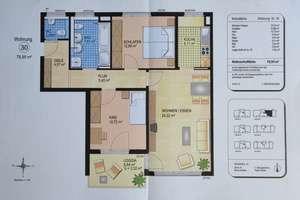 Riemer See Park - 3-Zi. 79 m², Loggia + TG/Wallbox, Vollbad + Minibad - frisch renoviert, 1. OG, A+ – Georg-Kerschensteiner-Straße 43, 81829 Messestadt Riem, München – Vorschaubild 21
