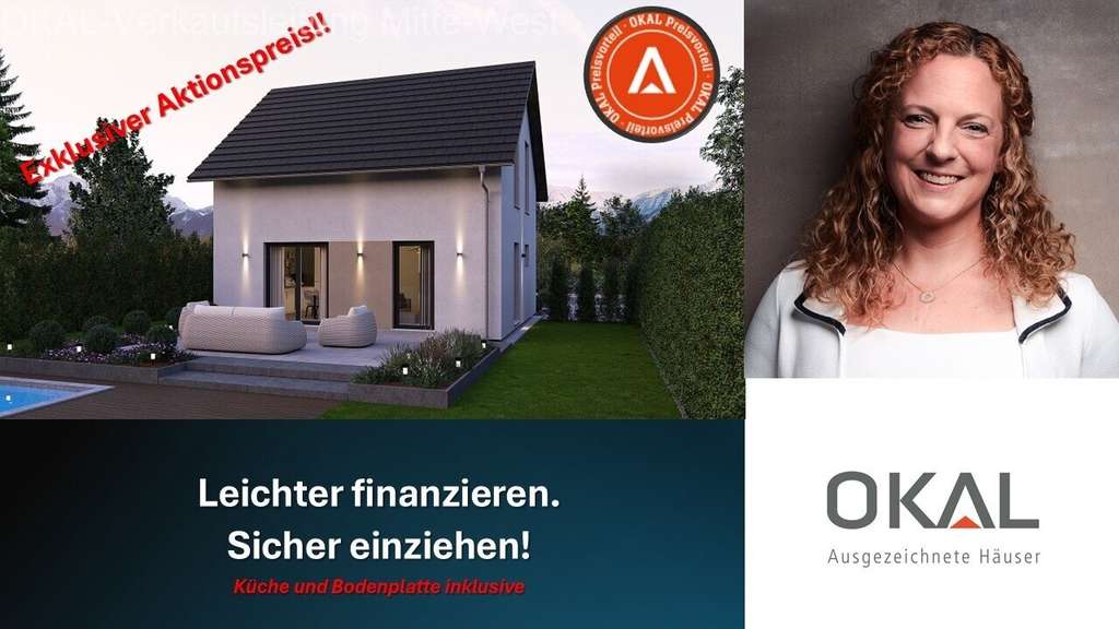 Immobilie in Oberelbert - KLEIN, ABER OHO: UNSER DURCHDACHTES DESIGNHAUS - einzugsfertig inkl. Bodenplatte - Bild 0