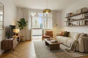 EIN ZUHAUSE MIT GESCHICHTE: 3-ZIMMER-WOHNGLÜCK MIT LOGGIA IN DER HISTOR. SIEDLUNG BIRKENWÄLDCHEN