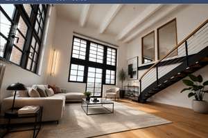 New York Flair an der Spree – außergewöhnliches Loft mit Galerie und Südbalkon