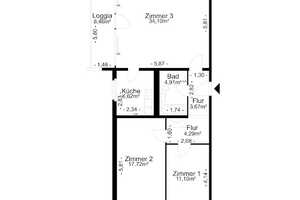 Große und schöne 3-Zimmer-Wohnung – Charlottenburger Chaussee 101, 13597 Berlin – Vorschaubild 16