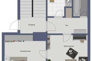  Frisch renovierte 2 Zimmerwohnung in Uninähe – Brüderstraße 6, 39124 Neue Neustadt, Magdeburg – Vorschaubild 6