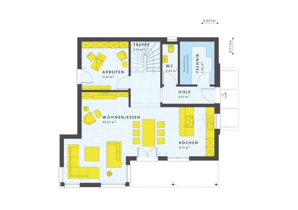 Immobilie in Kleinsteinhausen - Moderne Stadtvilla zum Träumen  - Bild 1