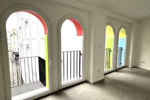 Luisenstraße Stylisches Apartment mit Balkon, Einbauküche, Sichtestrich, ideal für junge Menschen – Luisenstraße 25, 42103 Elberfeld, Wuppertal – Vorschaubild 5