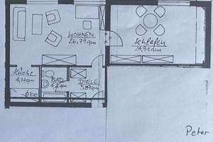  renovierte 2-Raum-Erdgeschosswohnung Tiefparterre – Kemmannstr. 116, 42349 Cronenberg, Wuppertal – Vorschaubild 3