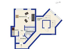 1-Raum-Wohnung mit Einbauküche, Tiefgaragenstellplatz und Lift, vermietet in Stadtfeld-Ost – 39108 Stadtfeld Ost, Magdeburg – Vorschaubild 10