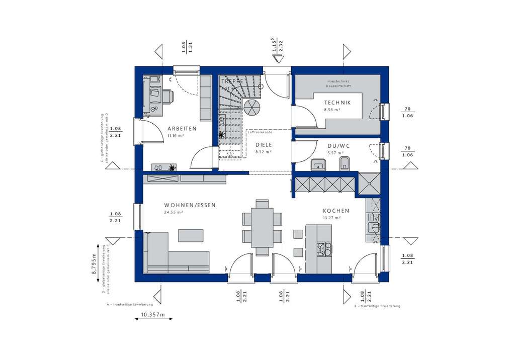 Immobilie in Katzwinkel (Sieg) - Eine Stadtvilla zum Verlieben - modern, lichtdurchflutet und voller Wohngefühl - Bild 4