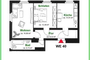2 Monate Kaltmietfrei  - geräumige Küche - WG-geeignet - Bad mit Wanne und Fenster – Rudolf-Krahl-Str. 23, 9116 Altendorf, Chemnitz – Vorschaubild 2