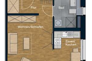 Top modern! 1-Zimmer-Wohnung mit bester Ausstattung – Nürnberger Straße 155, 91052 Rathenau, Erlangen – Vorschaubild 12