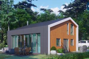 Innovativer Neubau: Wochenendhaus  in Traumlage am Bernsteinsee – Die vollständige Adresse der Immobilie erhältst du vom Anbieter., 38524 Sassenburg – Vorschaubild 1