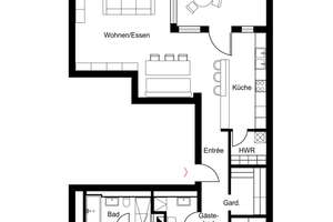 Neubau: Urbane 4 Zimmer-Wohnung mit Einbauküche und Stellplatz! – 40210 Stadtmitte, Düsseldorf – Vorschaubild 11