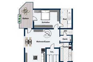 Großzügige Maisonette-Wohnung mit Dachterrasse & Balkon in begehrter Lage von Heilbronn-Ost – Die vollständige Adresse der Immobilie erhältst du vom Anbieter., 74074 Heilbronn, Heilbronn – Vorschaubild 32