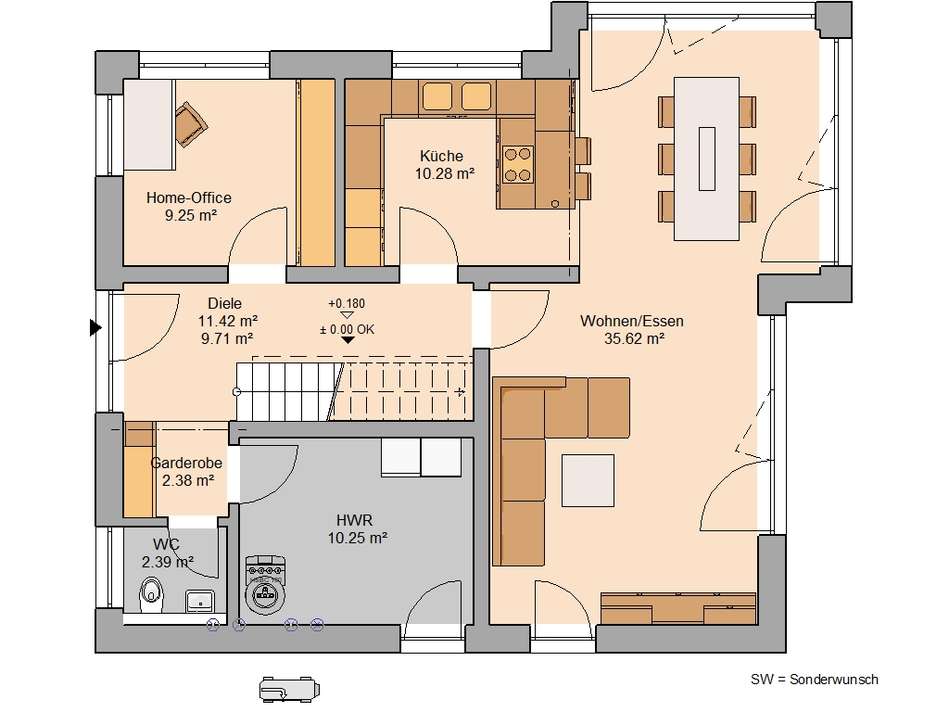 Grundriss Erdgeschoss