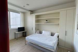 Exklusives Apartment, voll möbliert mit Fitness- & Washing Lounge, Bestlage Olympiapark – Helene-Mayer-Ring 4, 80809 Am Riesenfeld, München – Vorschaubild 1