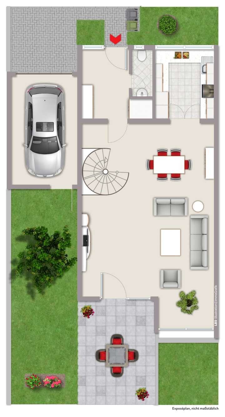 Grundriss Erdgeschoss