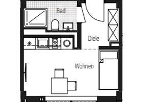 * Universitäten und Hochschulen fußläufig erreichbar* -  1-Zimmer-Neubauwohnung *Vollmöbliert* – Steinbühler Straße 4-6, 90443 Gostenhof, Nürnberg – Vorschaubild 20