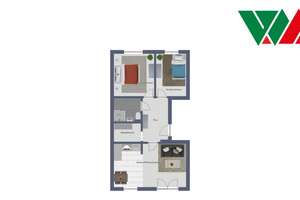 Frisch sanierte 3-Raumwohnung mit Aufzug zukünftig – Am Stadtblick 17, 39128 Neustädter Feld, Magdeburg – Vorschaubild 6