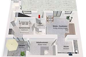 Neubau 3-Zimmerwohnung mit direkter Nähe zum Rhein und Bahnhof – Große Kirchenstraße XX, 55252 Mainz-Kastel, Wiesbaden – Vorschaubild 11