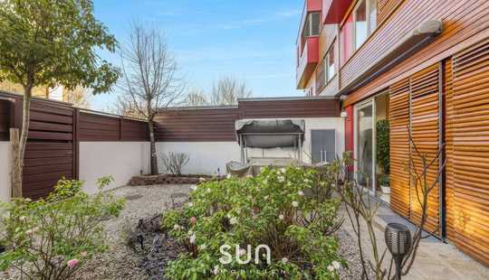 Bild von 8 METER BREITES RMH mit EFH-Charakter & EINLIEGERW. – 160 m² Wfl. + 58 m² beheizte UG-Fläche, KFW-40