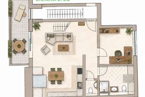 Fast neue Maisonette beim Naturschutzgebiet Fritschlach - Einbauküche, großer Balkon & Stellplatz – Die vollständige Adresse der Immobilie erhältst du vom Anbieter., 76189 Daxlanden, Karlsruhe – Vorschaubild 2