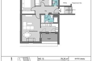 Stilvolle 3-Zimmer-Neubauwohnung mit Loggia im Zentrum-Ost – Kreuzstraße 27, 4103 Zentrum-Ost, Leipzig – Vorschaubild 11